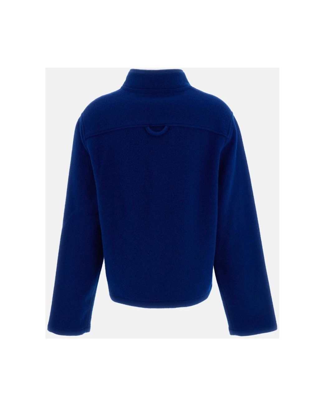 Rier Blue Natural Fleece Jacke
