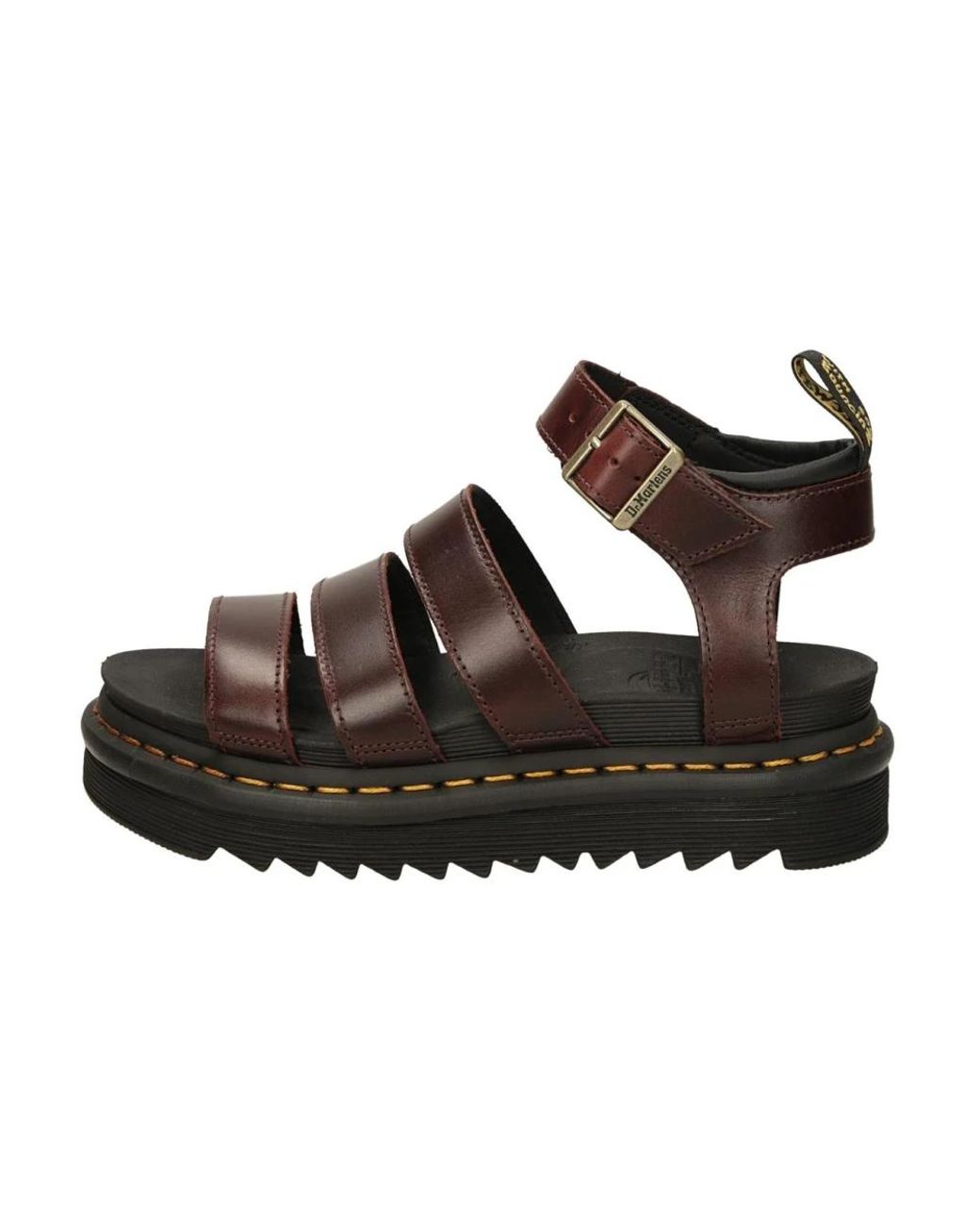 Dr. Martens Brown Flat Sandals