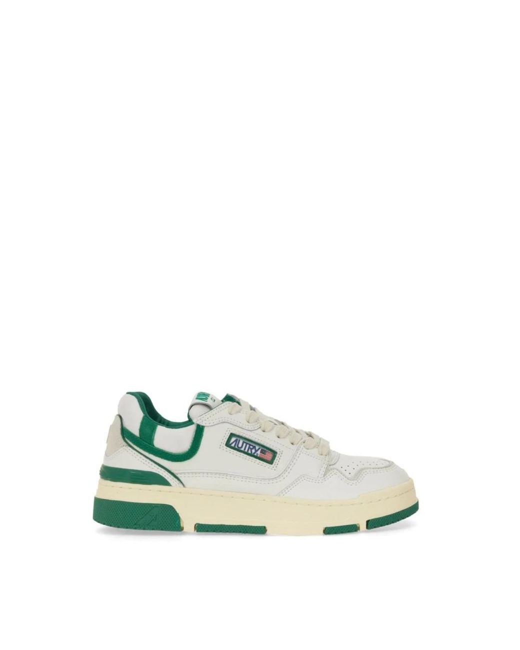 Autry Schoenen ,Wit ,Leer Court Classic Lage Sneakers in het White