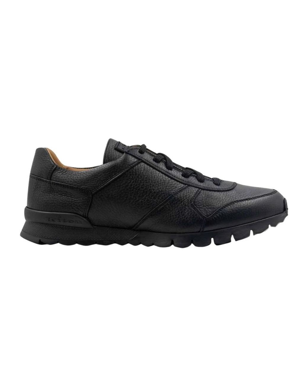 Kiton Black Sneakers for men