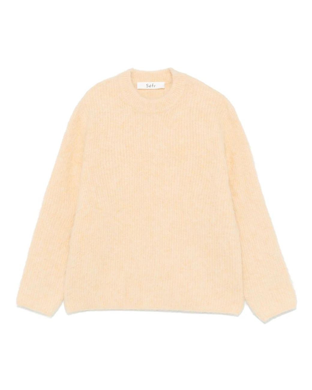 Séfr Natural Round-Neck Knitwear for men