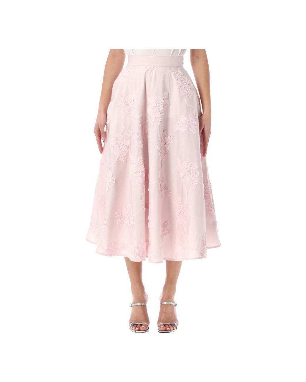 ROTATE BIRGER CHRISTENSEN Pink Midi Skirts