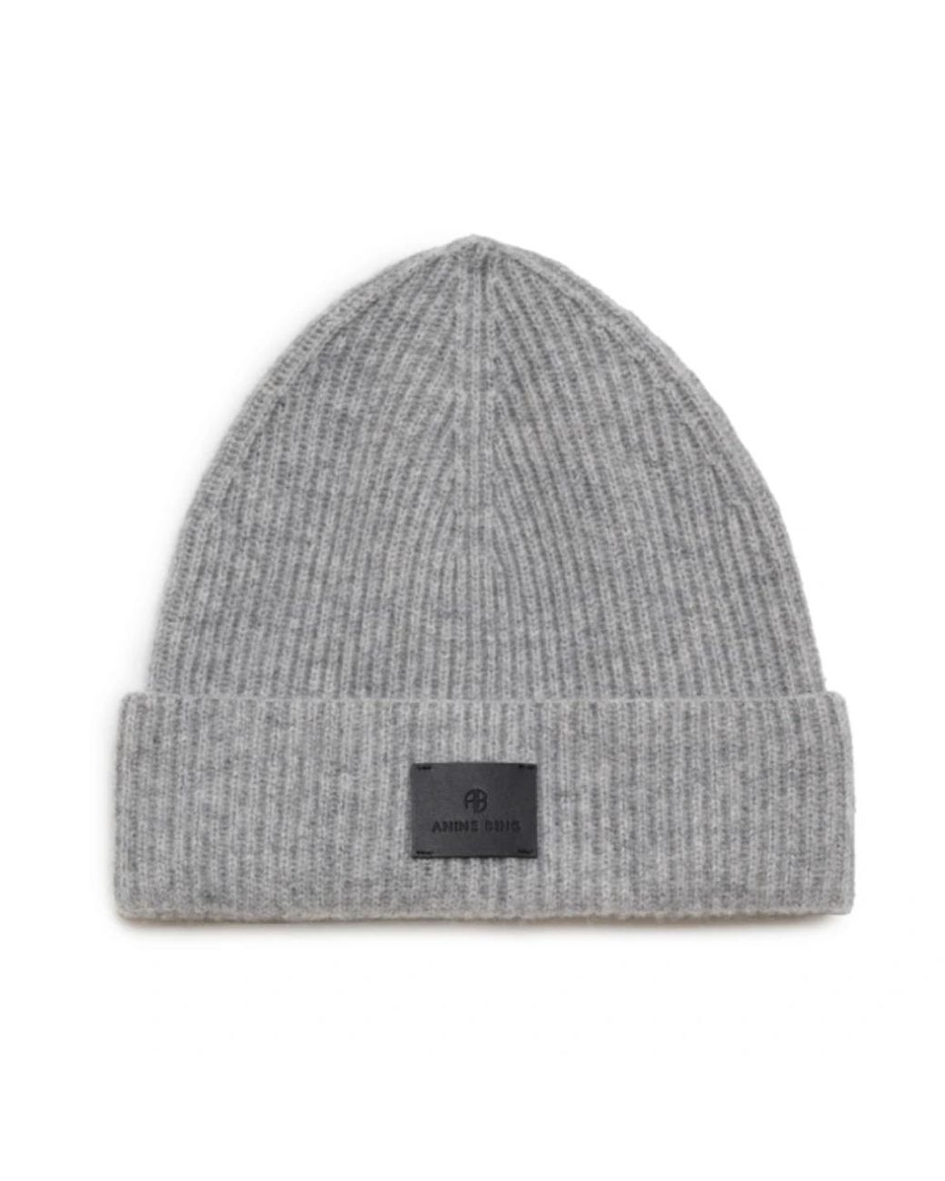 Anine Bing Accessoires ,Grijs ,Leer Carley Beanie in het Gray