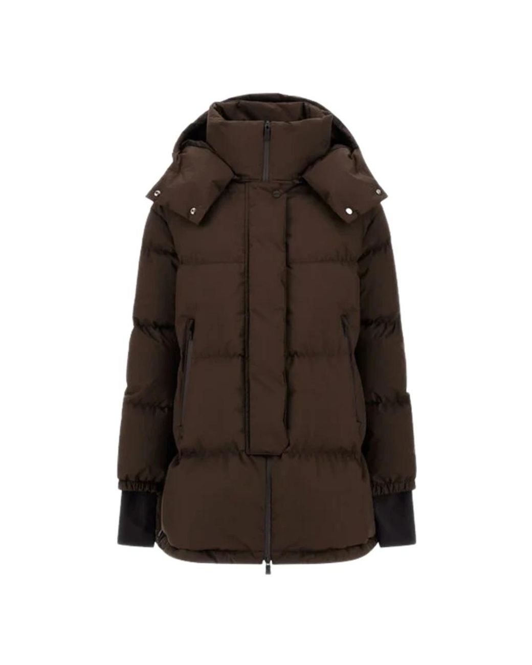 Herno Jassen ,Bruin ,Polyester Donsjack in het Brown
