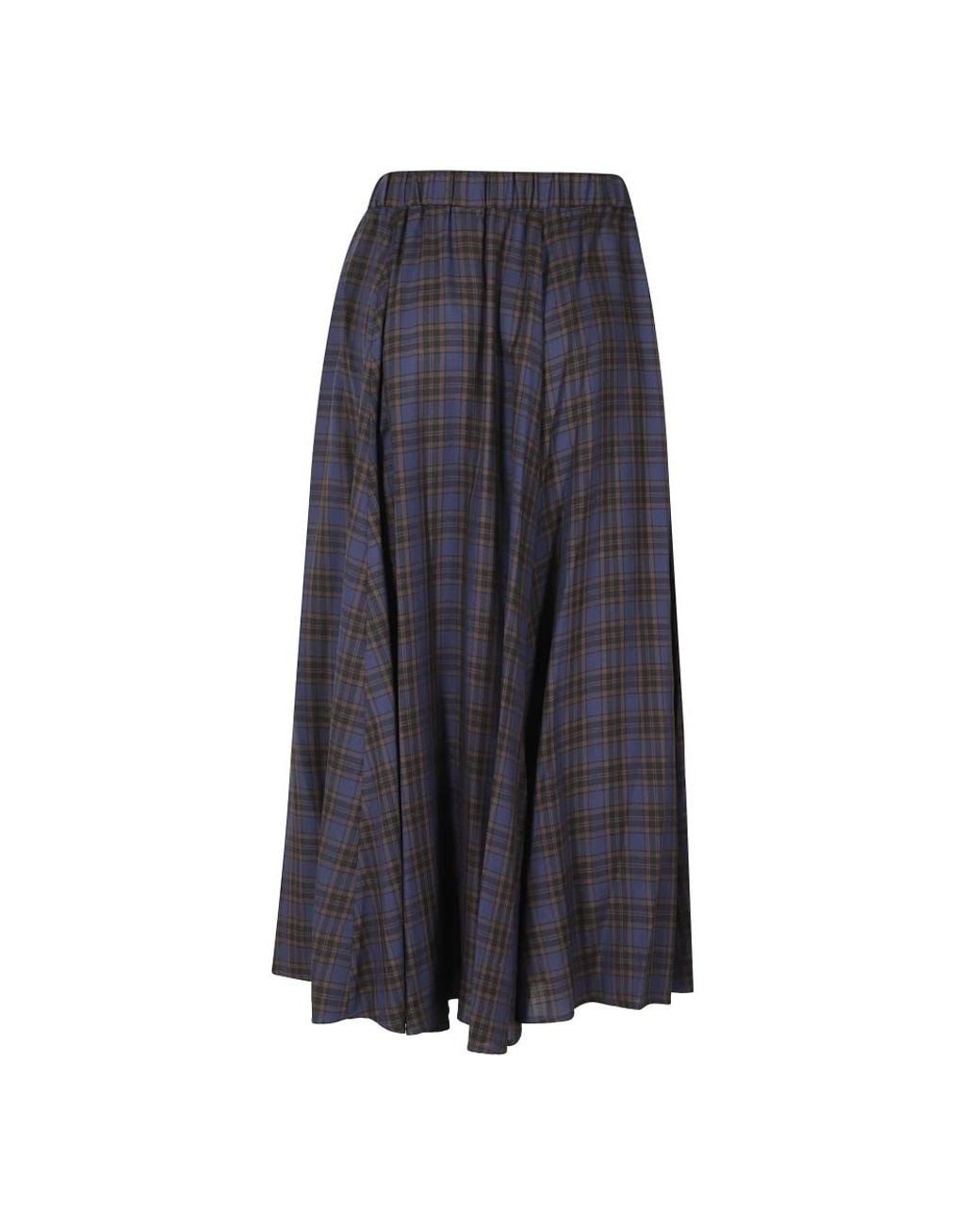 Maxi Skirts Aspesi en coloris Blue