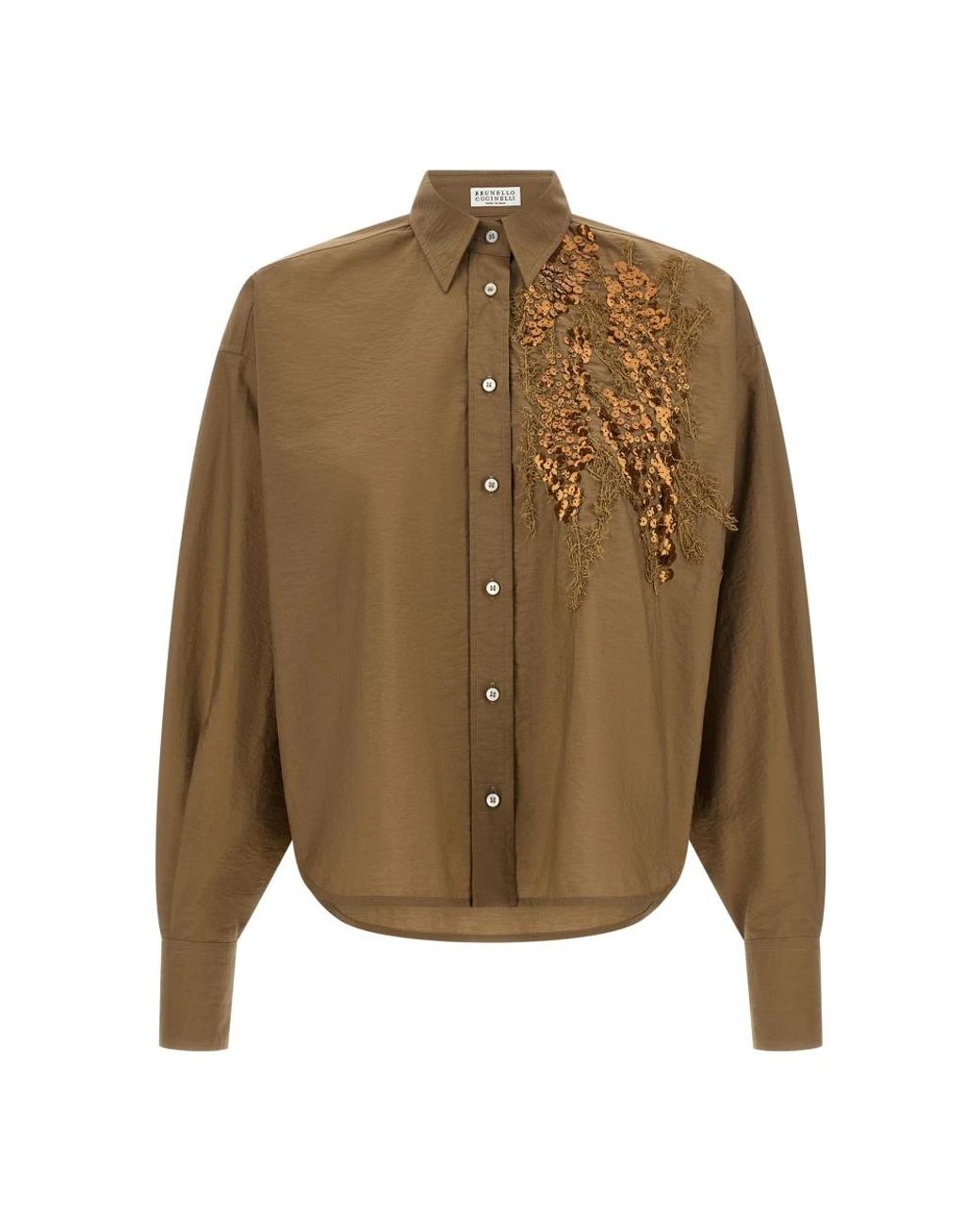 Brunello Cucinelli Brown Shirts