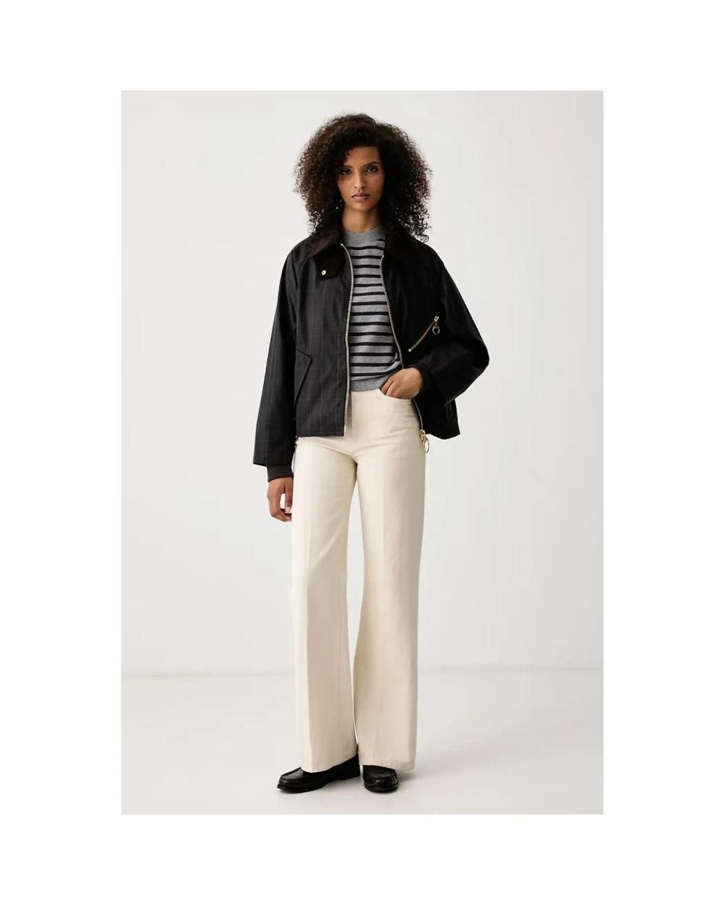 Light Jackets Barbour en coloris Black