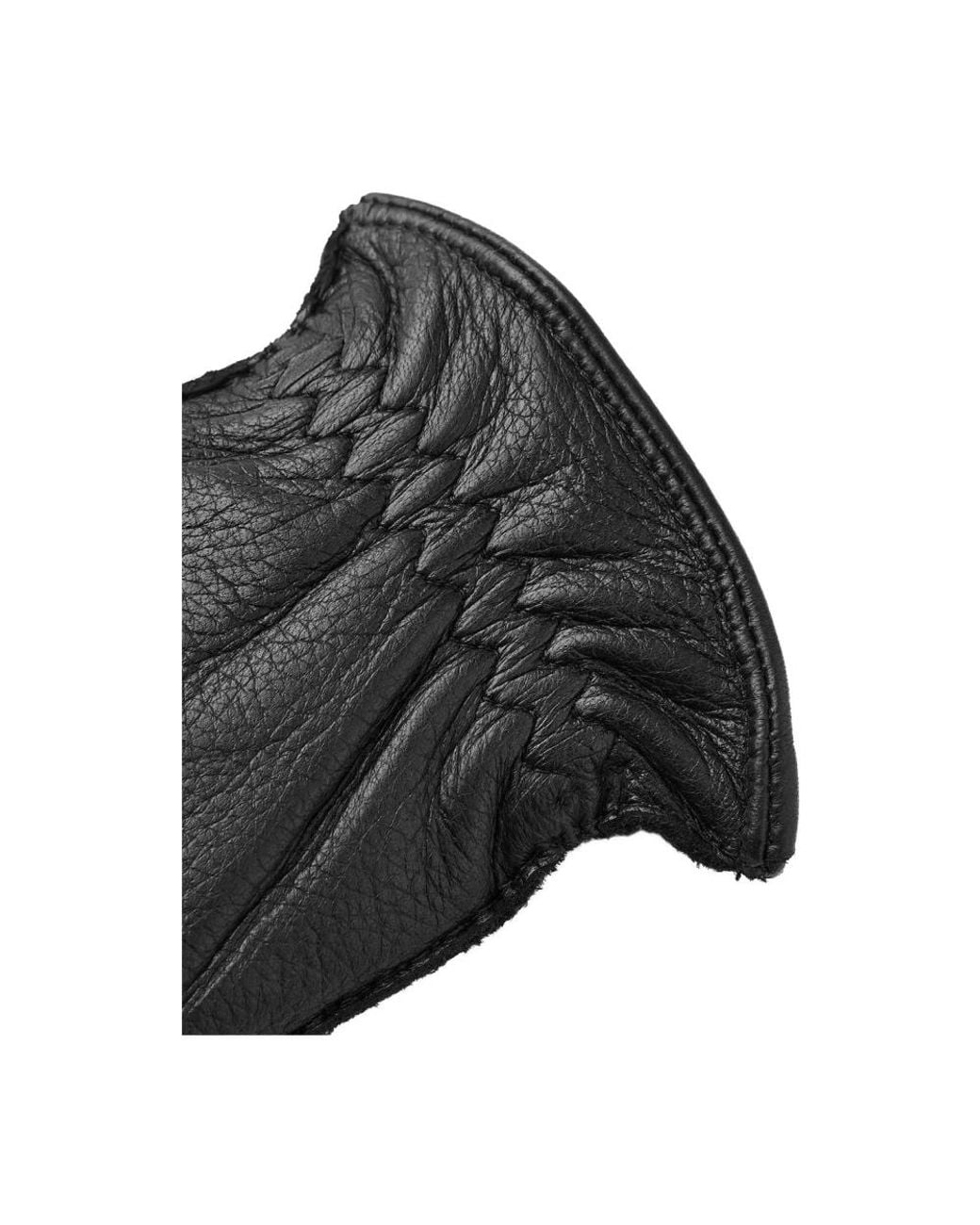 Hestra Black Gloves for men