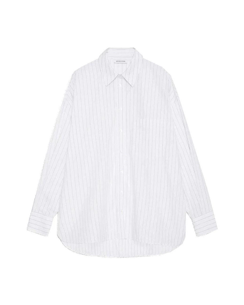 Anine Bing Overhemden ,Wit ,Katoen Chrissy Shirt in het White