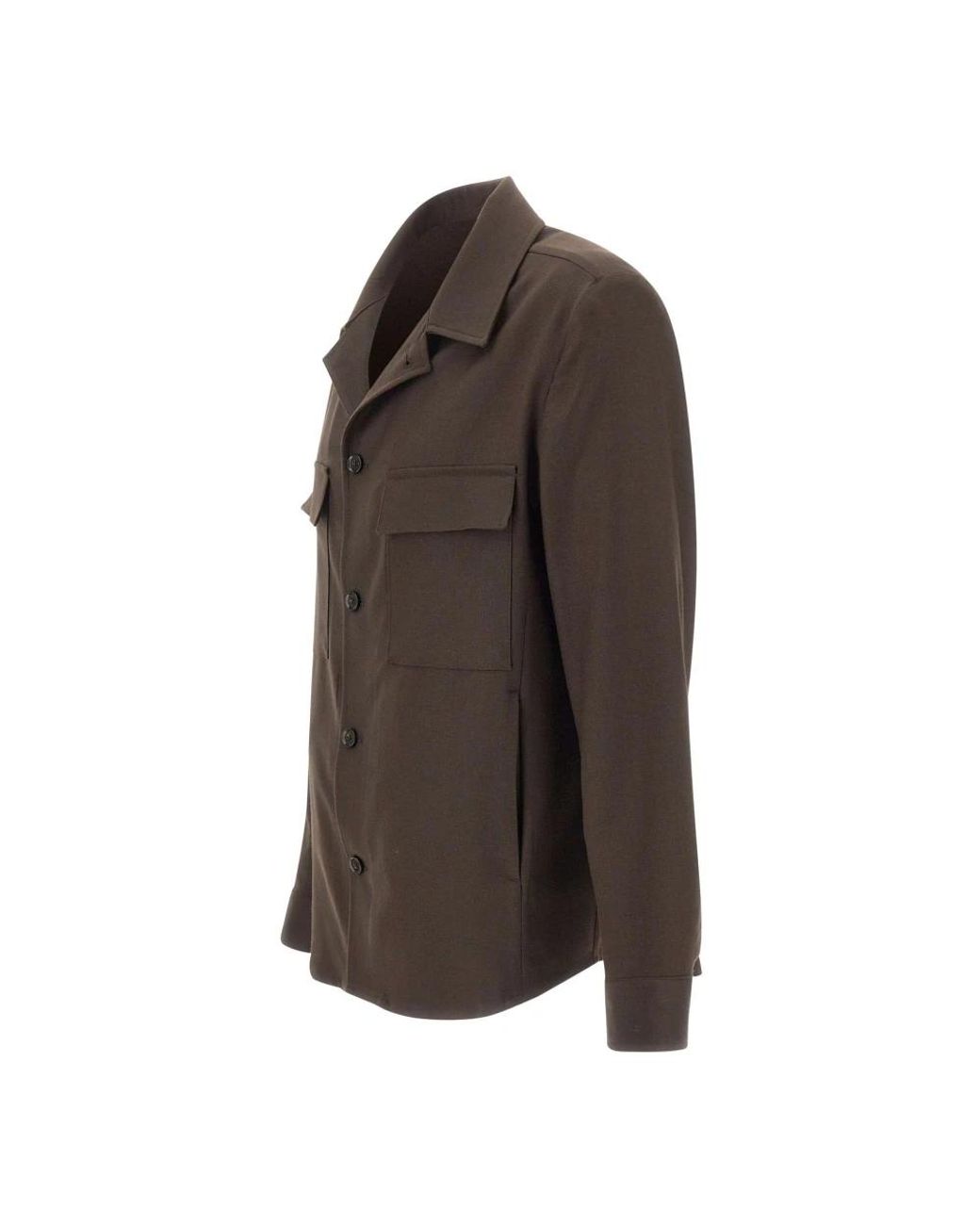 BRIGLIA Brown Light Jackets for men