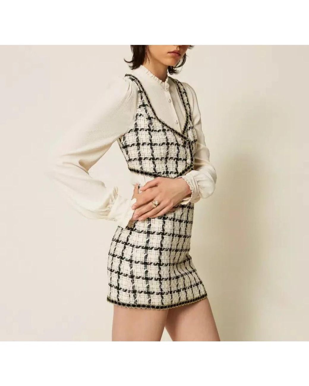 Twinset White Short Skirts
