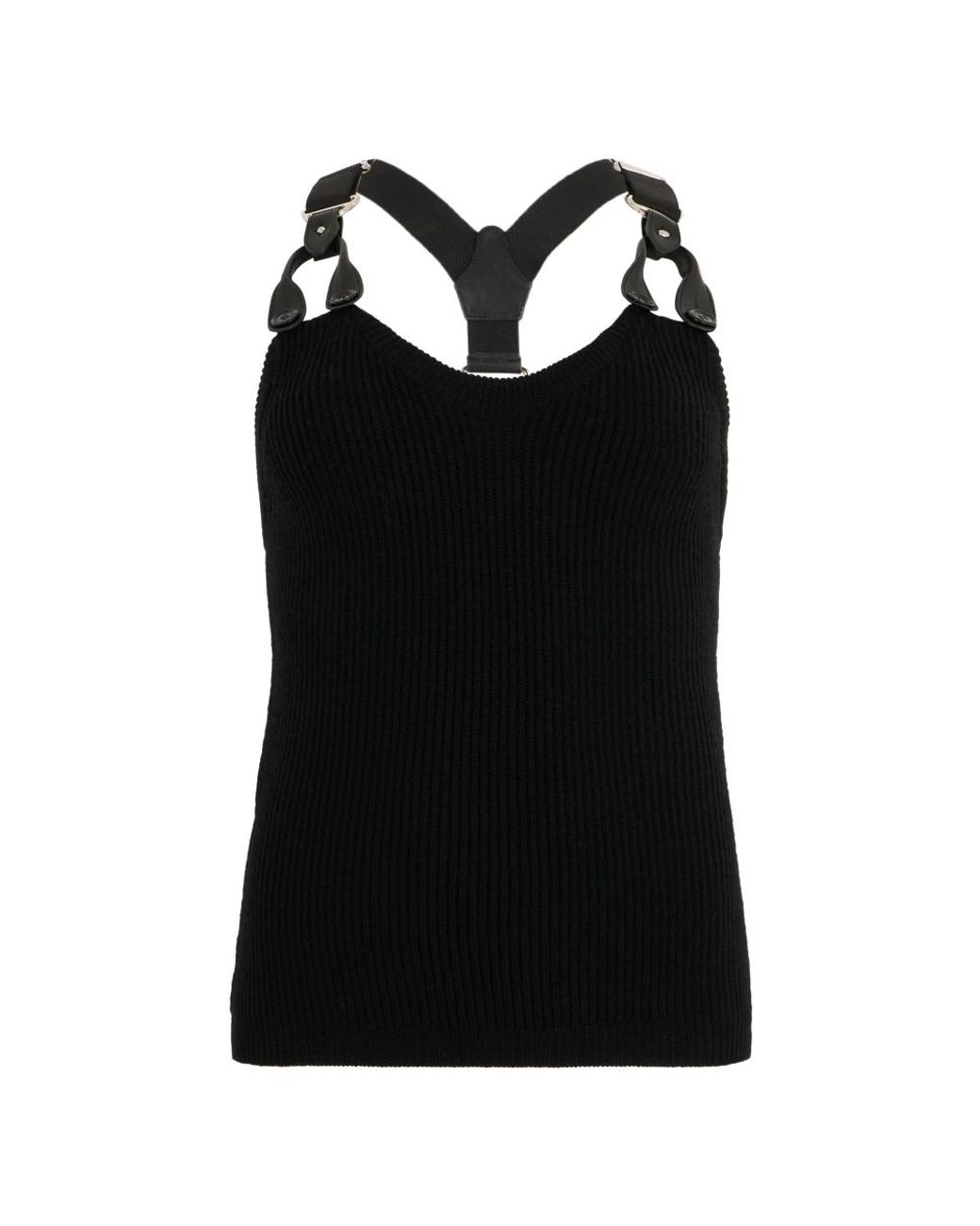 Moschino Black Sleeveless Tops