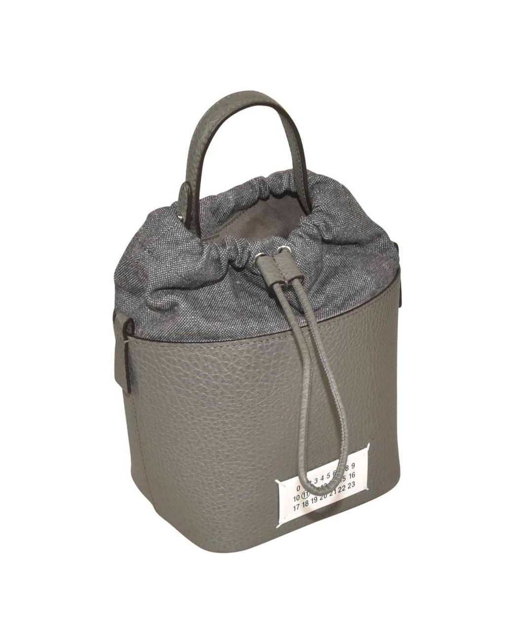 Maison Margiela Gray Bucket Bags