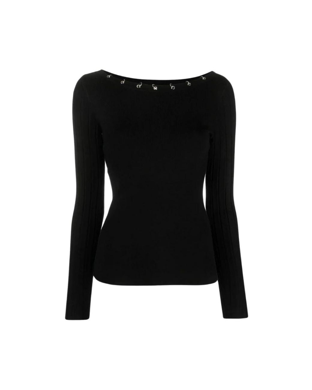 Liu Jo Black Long Sleeve T-Shirts