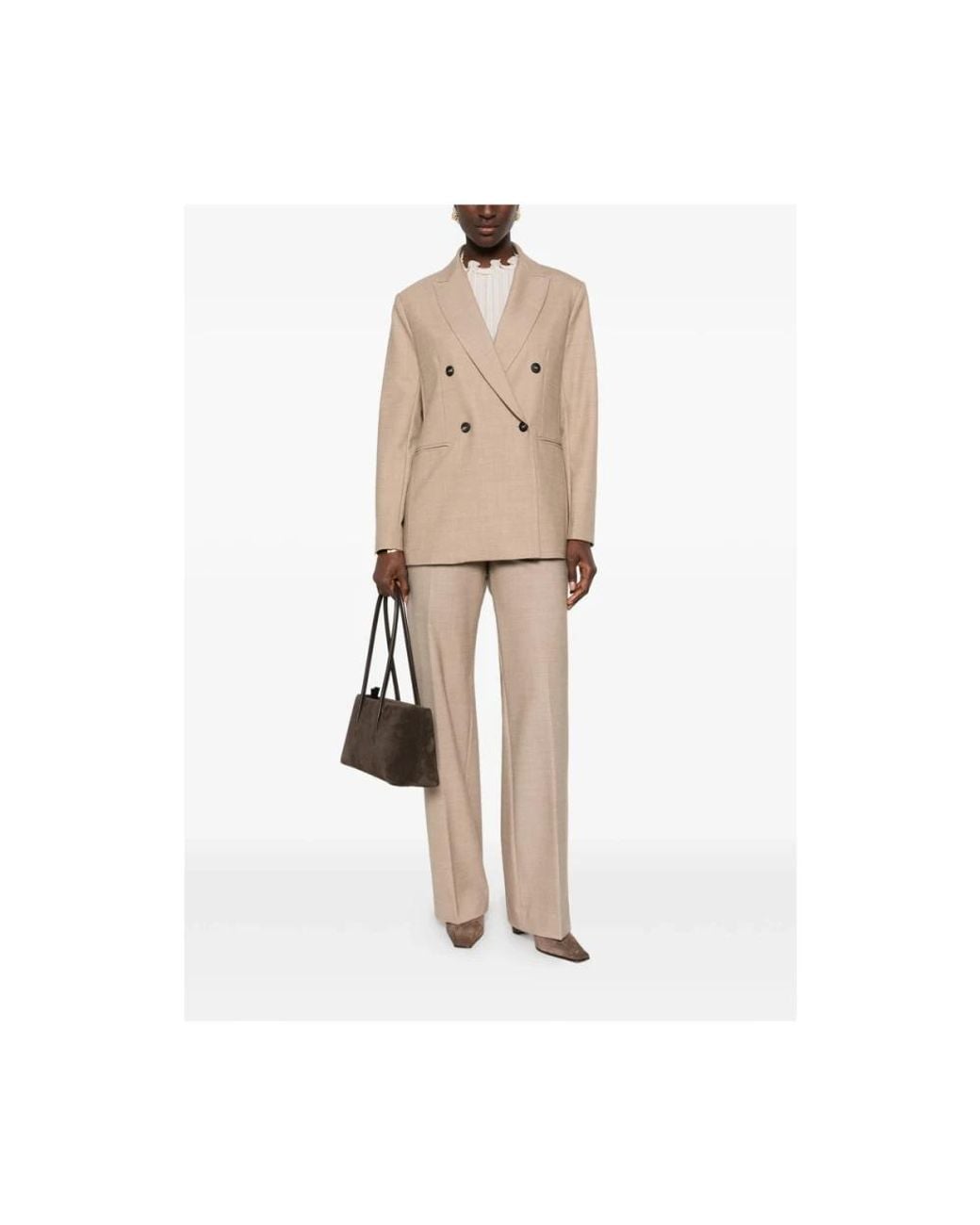 Antonelli Natural Straight Trousers