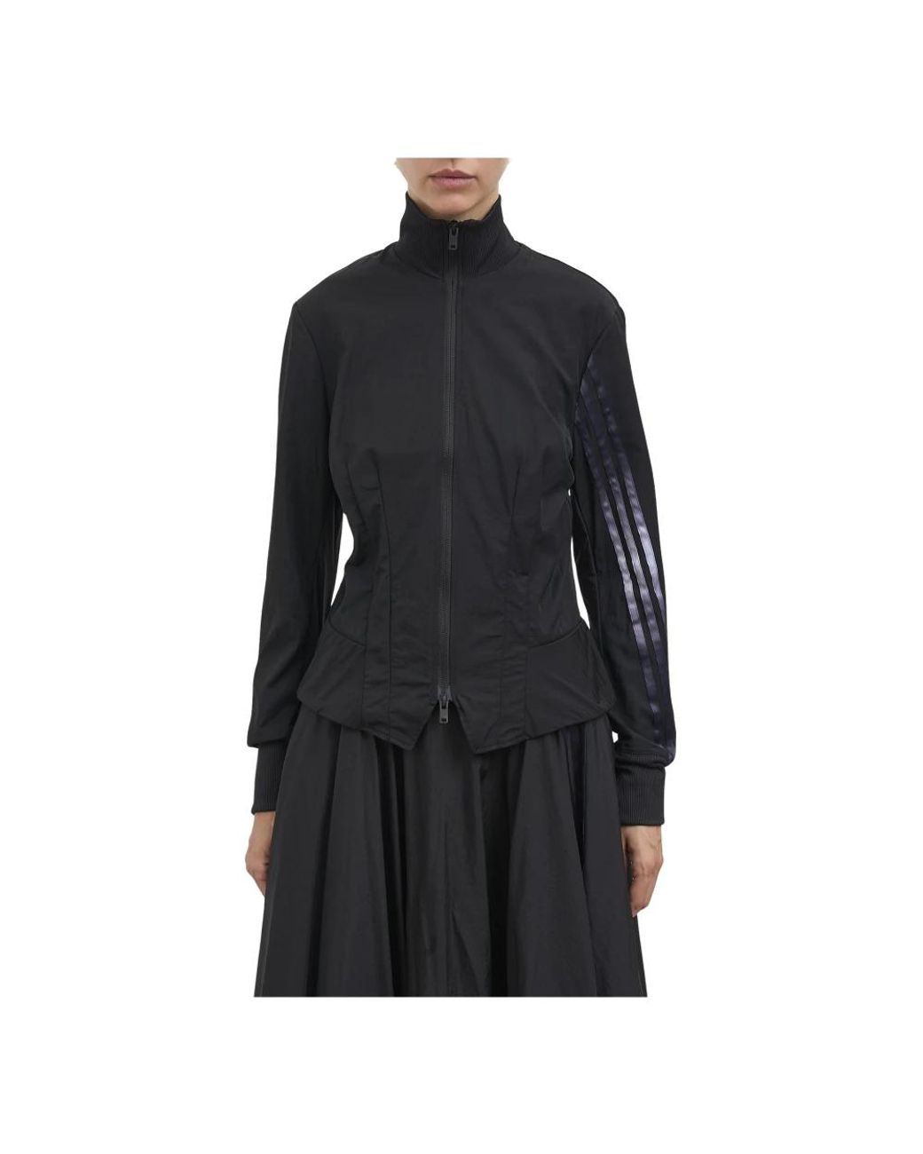 Y-3 Track Top Gradient 3 Stripes in het Black