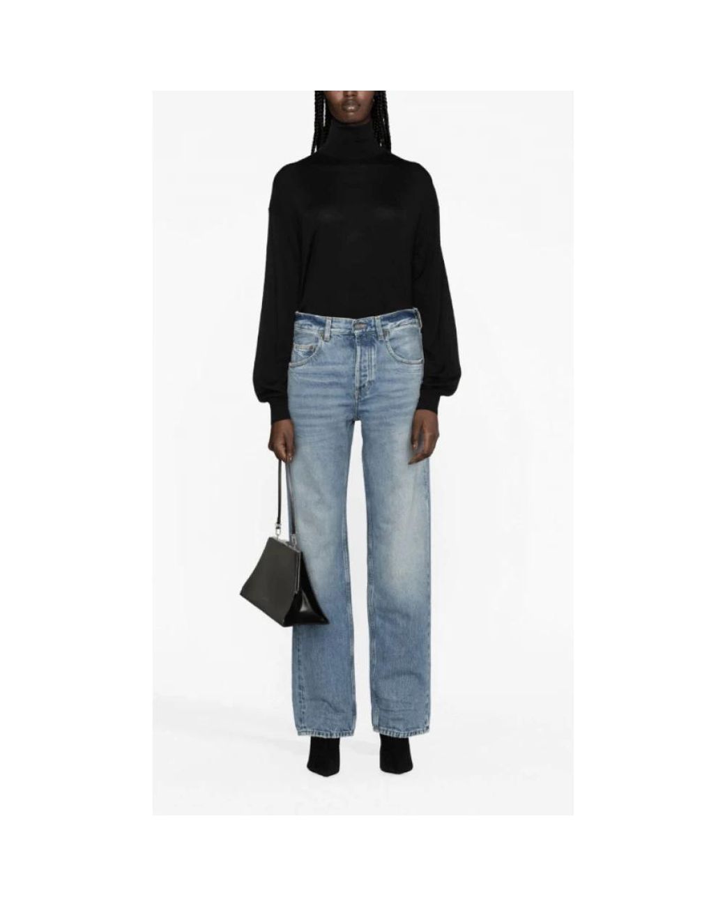 Saint Laurent Black Turtlenecks
