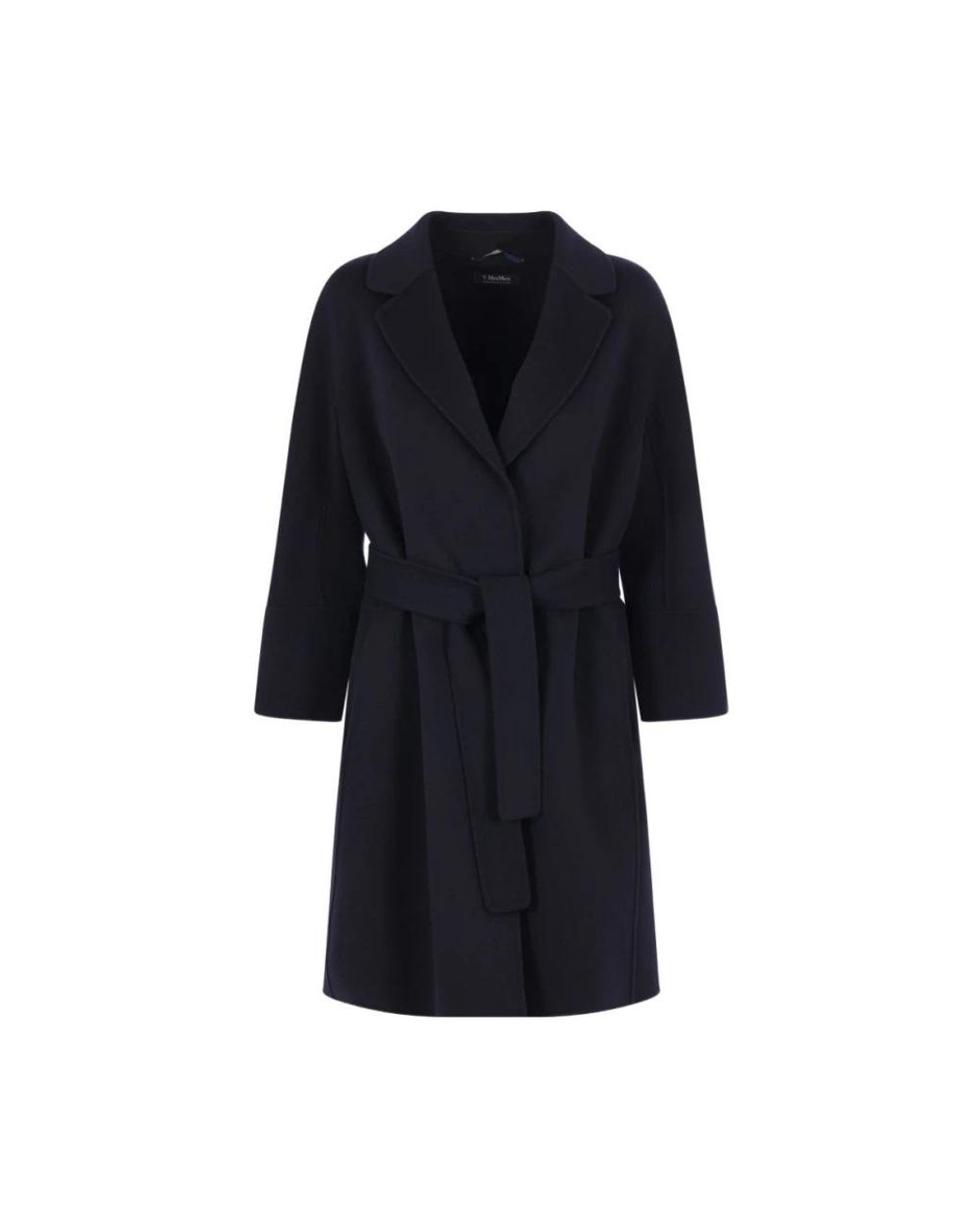 Max Mara Blue Belted Coats