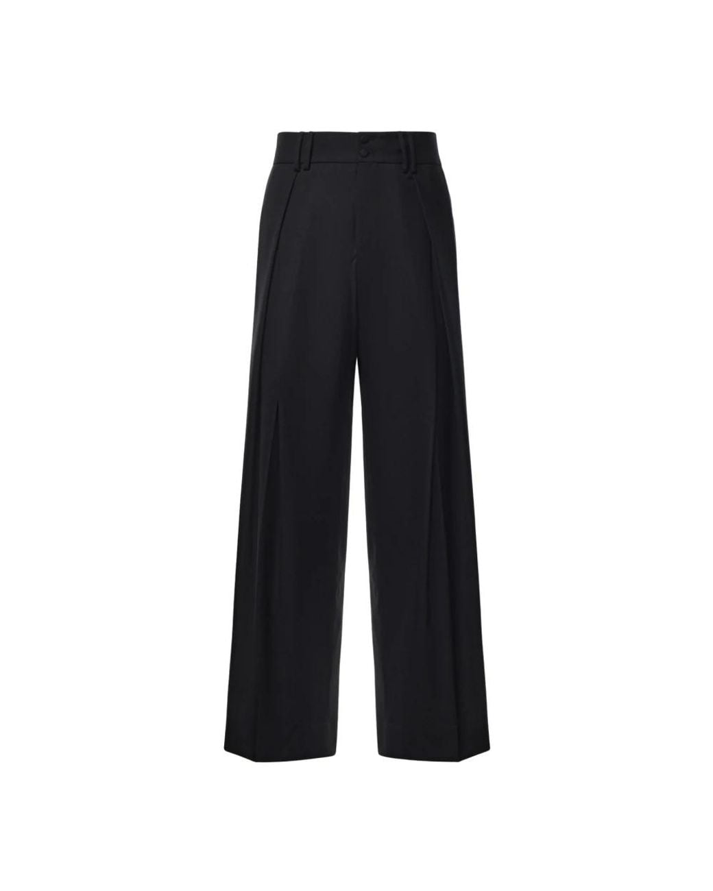Dolce & Gabbana Black Wide Trousers for men