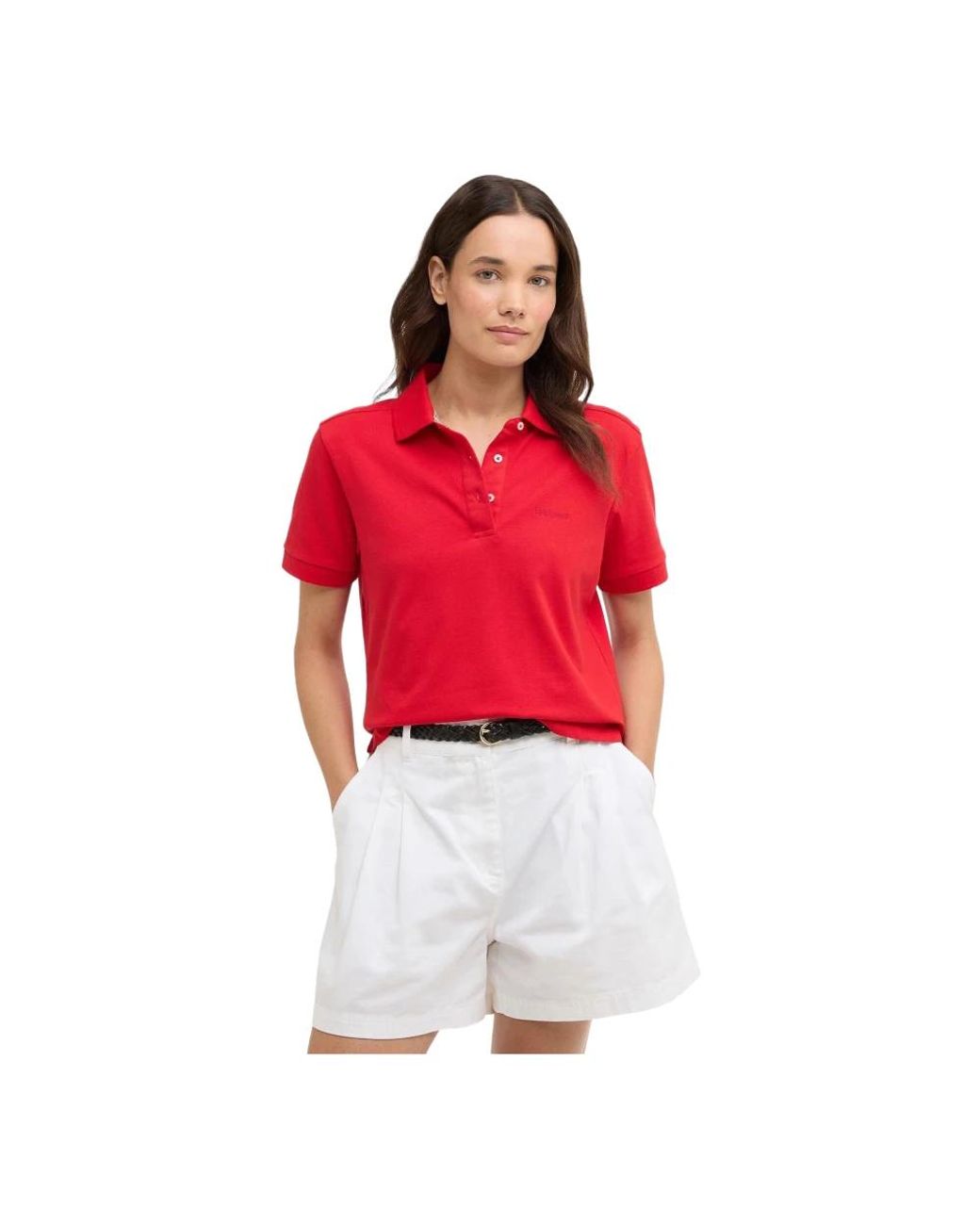 Barbour Red Polo Shirts