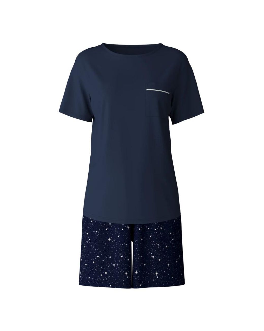 Calida Nachtkleding ,Blauw ,Korte Pyjama Set in het Blue