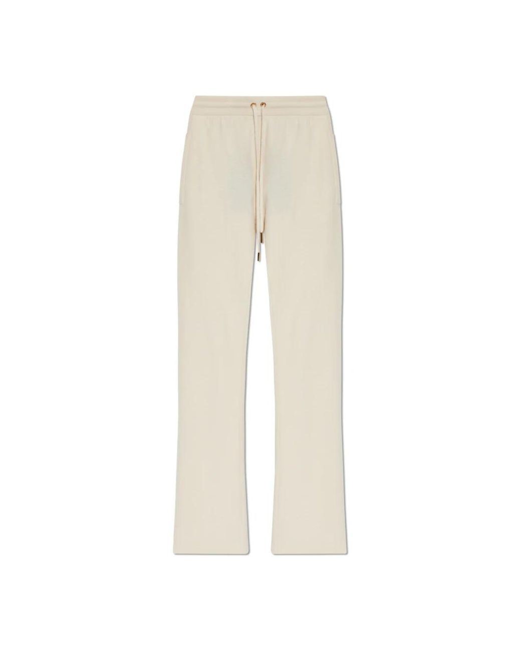 Versace Broeken ,Wol Wollen Broek in het Natural