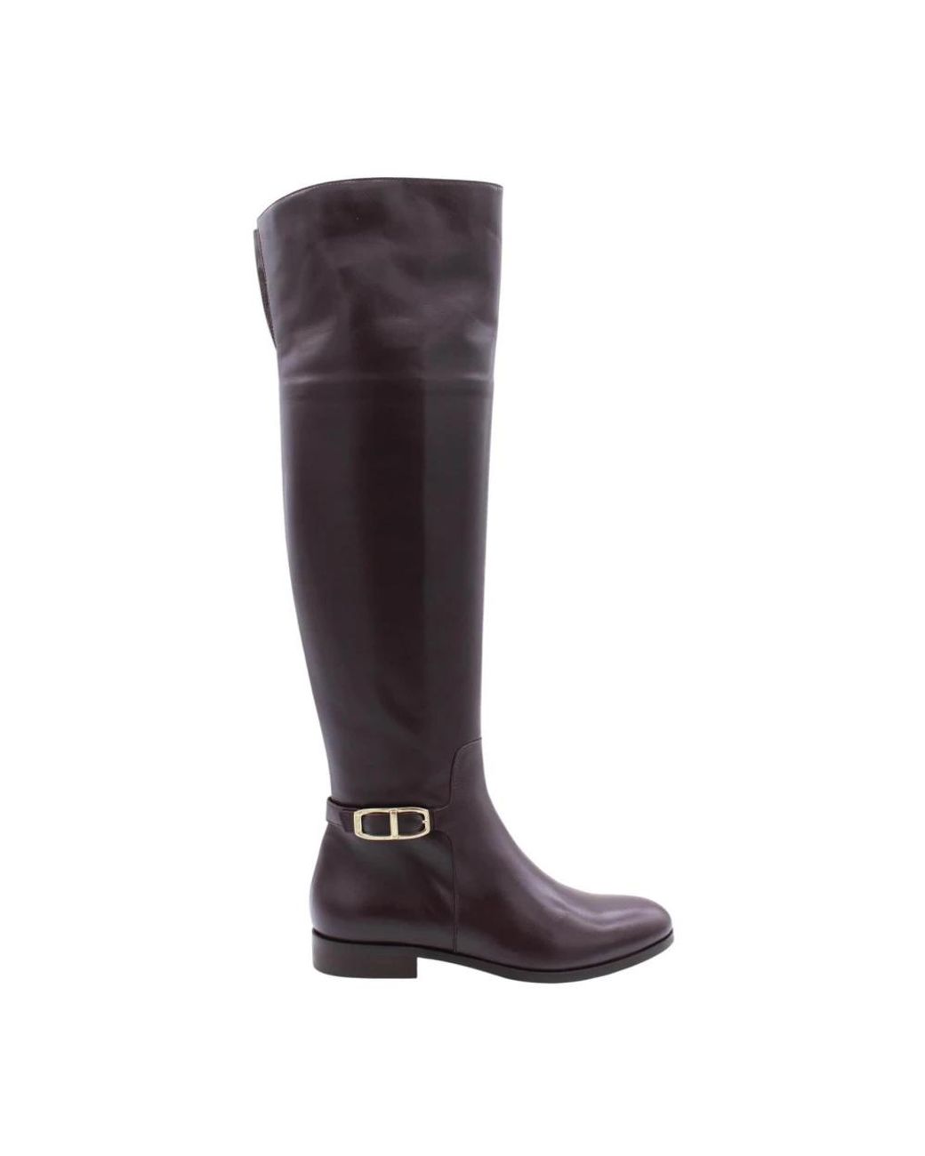 Scapa Brown Over-The-Knee Boots