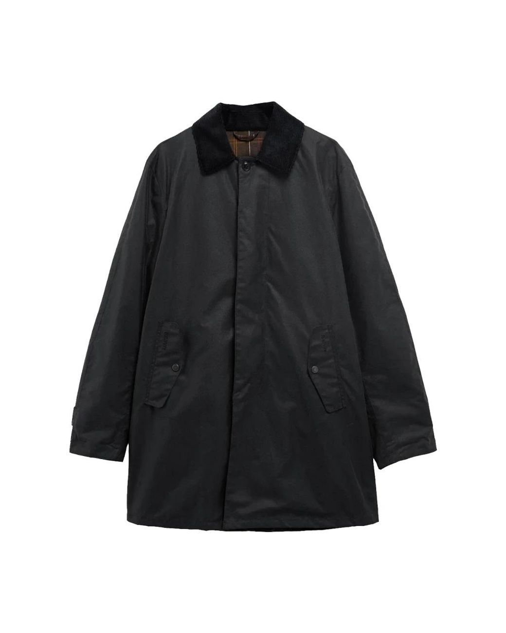 Barbour Black Single-Breasted Coats for men