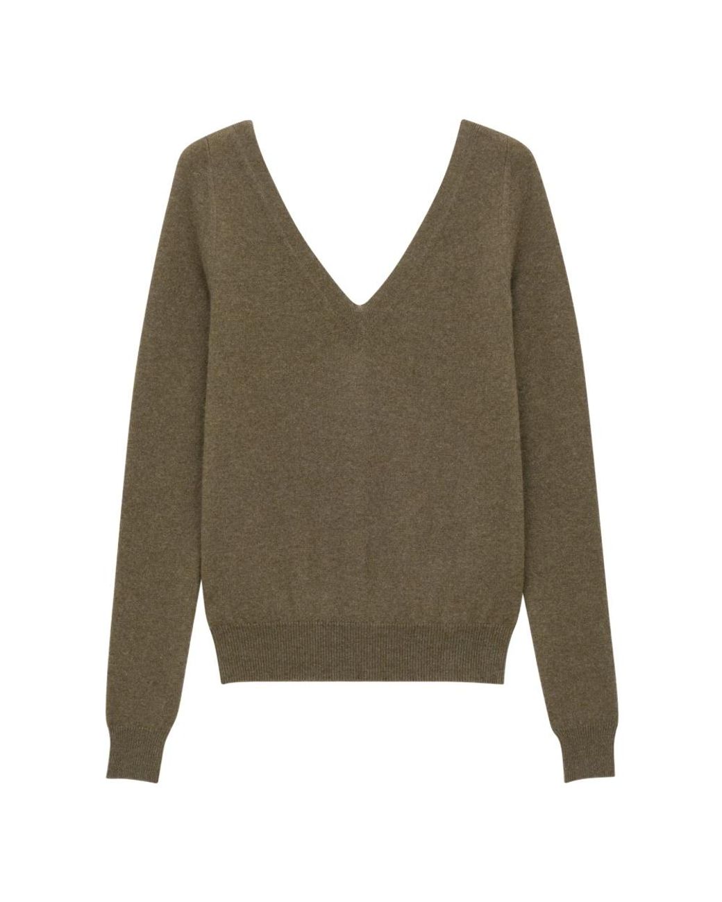 Saint Laurent Green Cashmere Knitwear