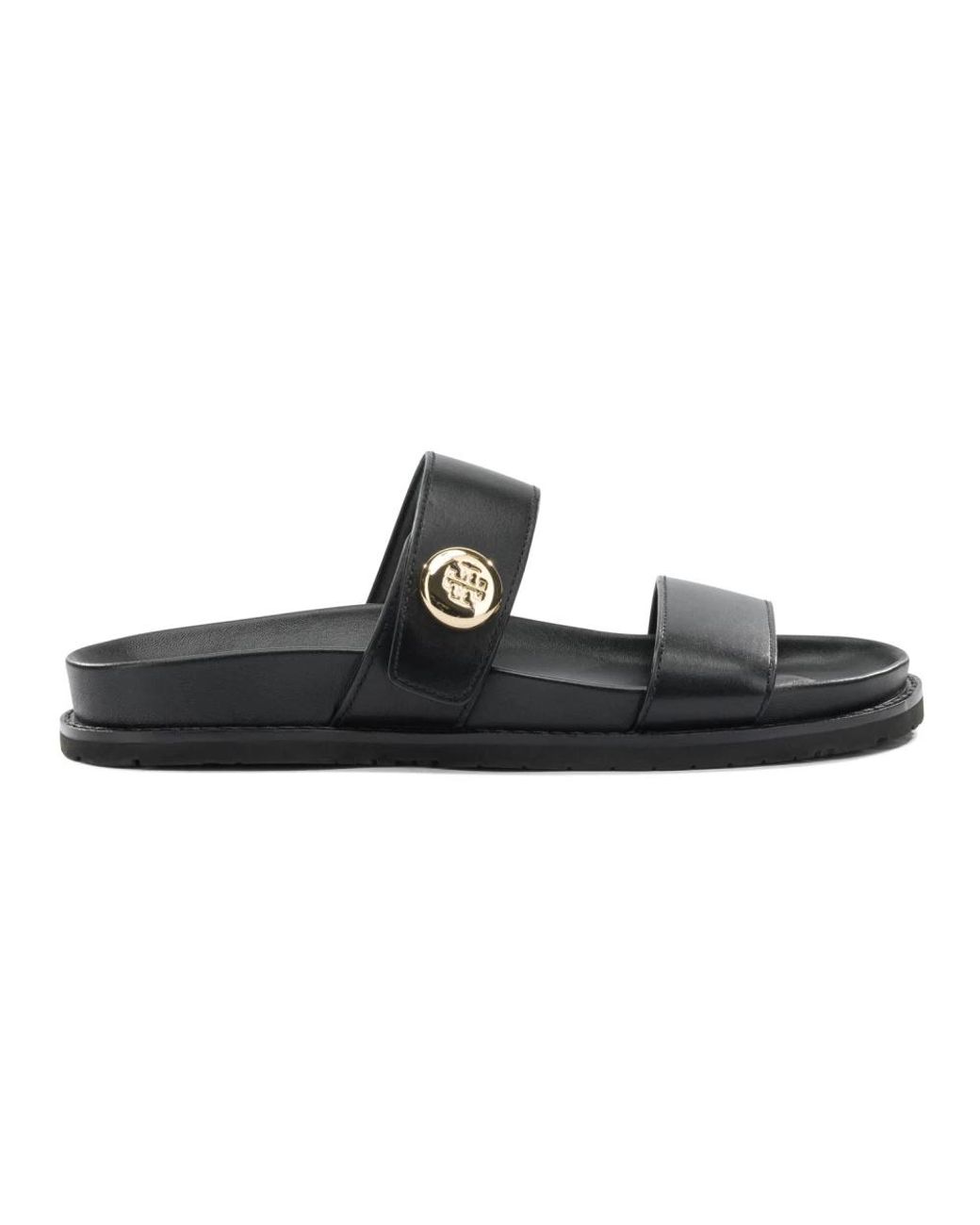 Sliders Tory Burch en coloris Black