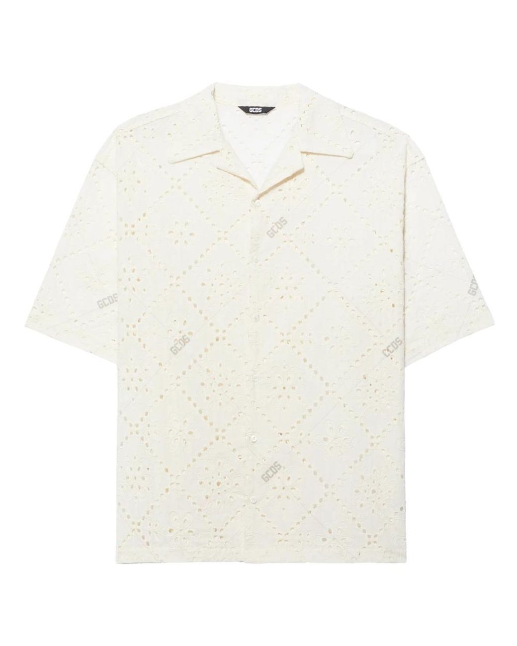 Gcds White Short Sleeve Shirts for men