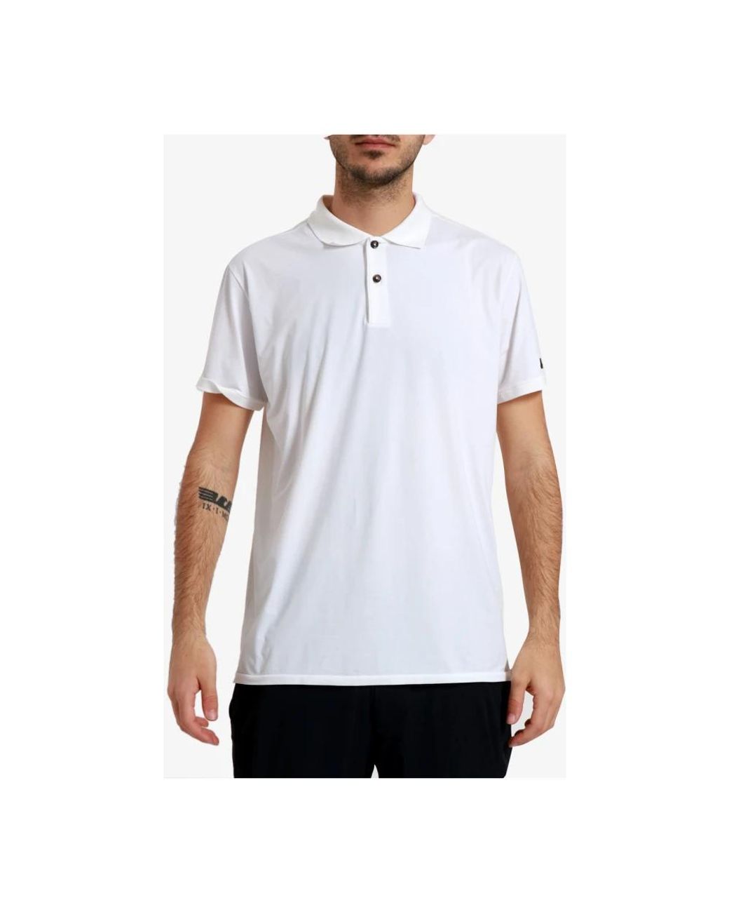 Polo Shirts Rrd de hombre de color White