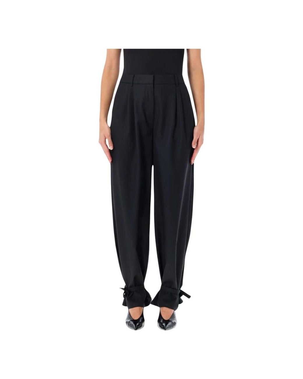 OperaSPORT Black Tapered Trousers