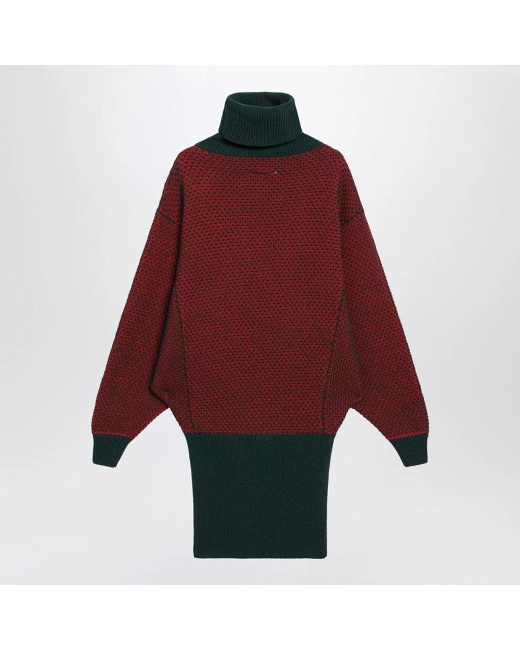 MM6 by Maison Margiela Red Knitted Dresses