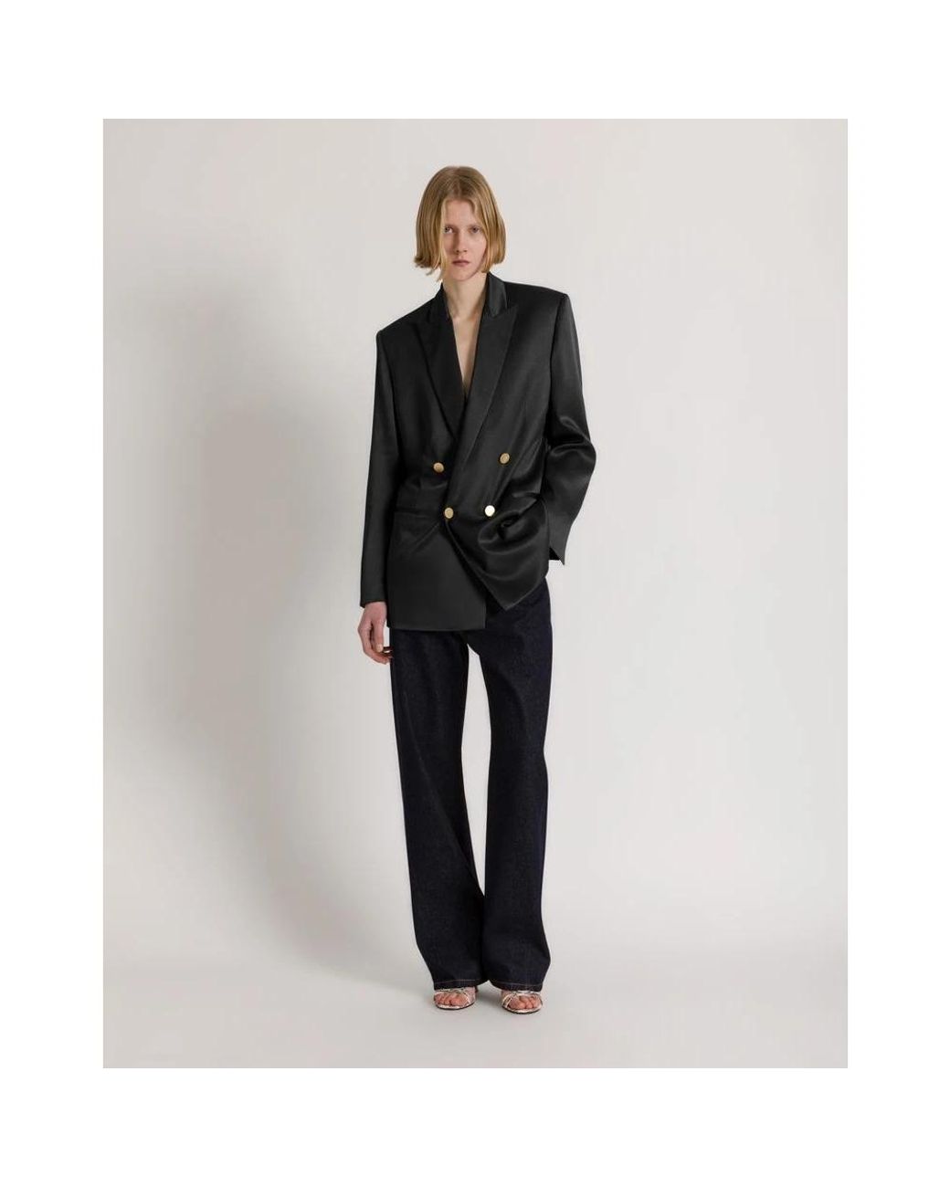 Alberta Ferretti Black Blazers