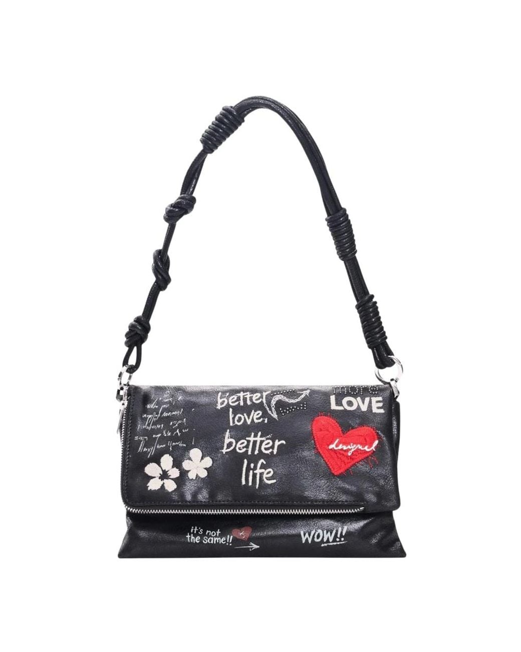 Desigual Black Shoulder Bags