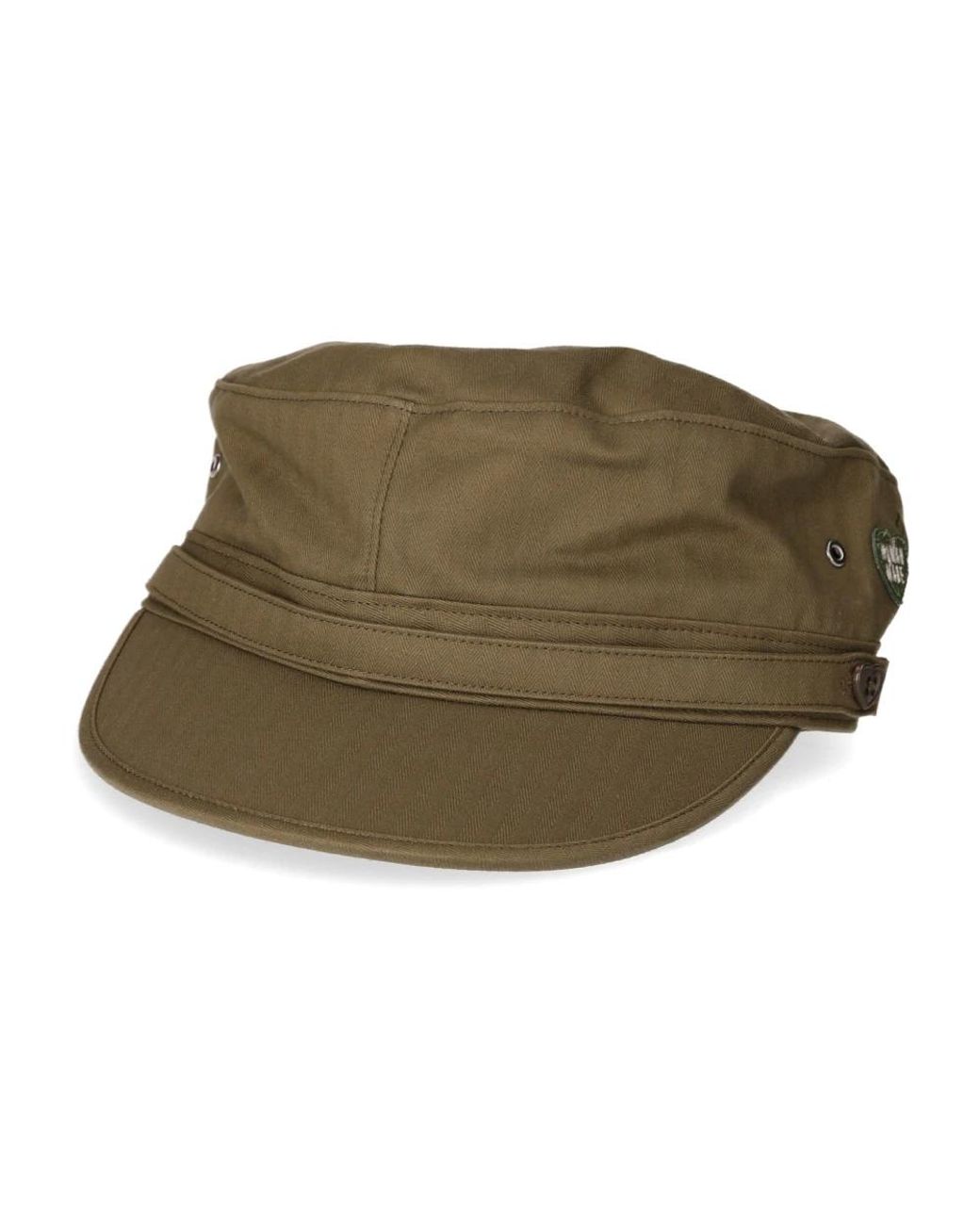 Human Made Accessoires ,Groen ,Katoen Militaire Stijl Pet Met Hartlogo in het Green voor heren
