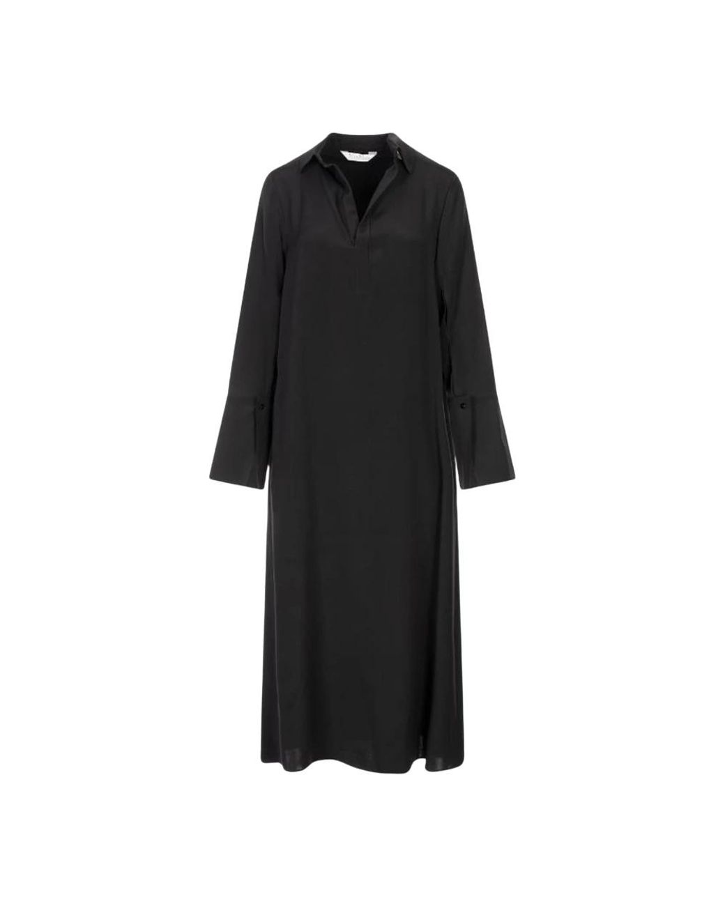Max Mara Ossola Midi Jurk in het Black