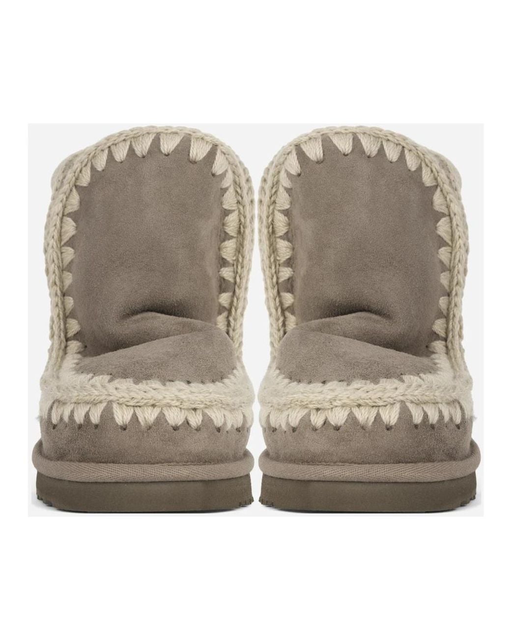 Mou Brown Eskimo 18 Glitter Logo Boot