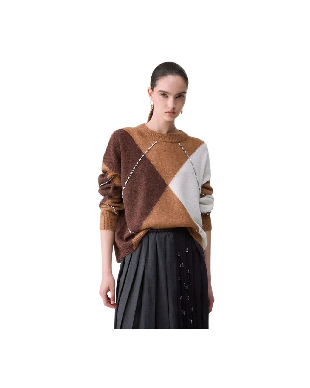 Liu Jo Black Round-Neck Knitwear