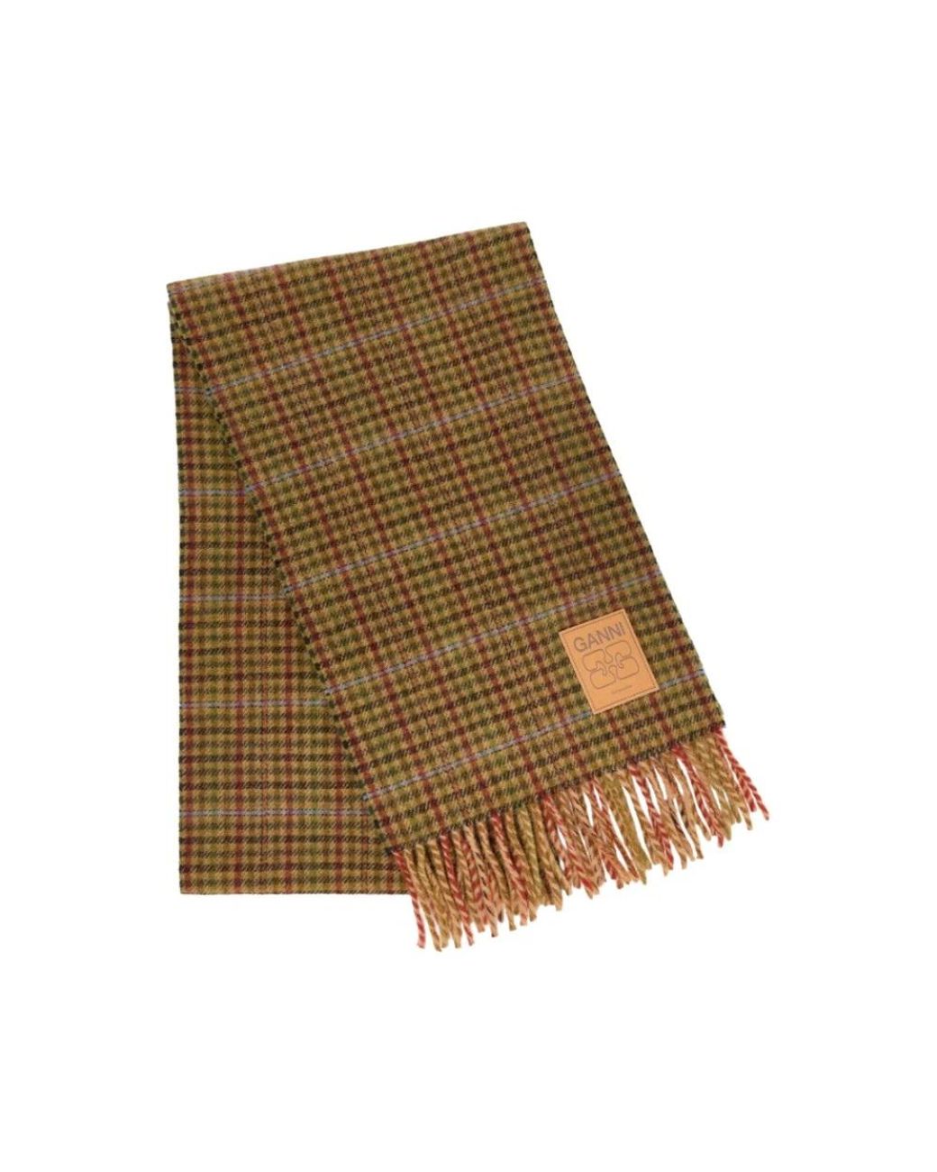 Ganni Brown Winter Scarves
