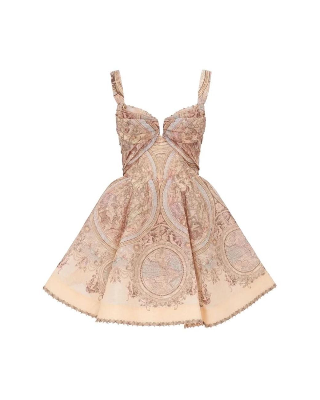 Zimmermann Brown Short Dresses