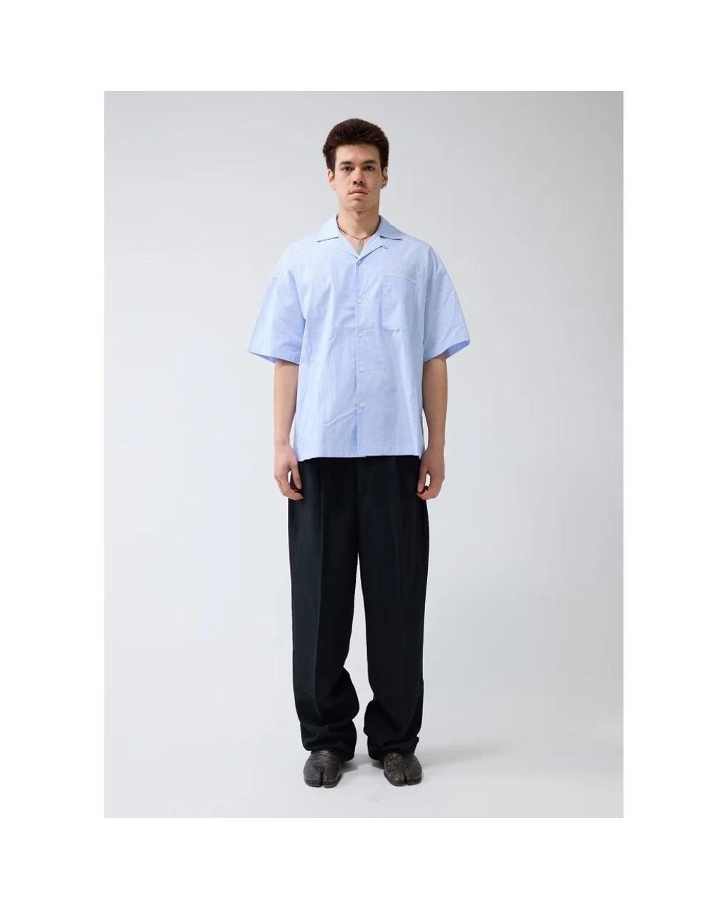 New Amsterdam Surf Association Blue Short Sleeve Shirts for men