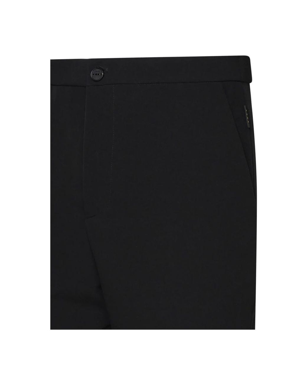 Hevò Black Slim-Fit Trousers for men