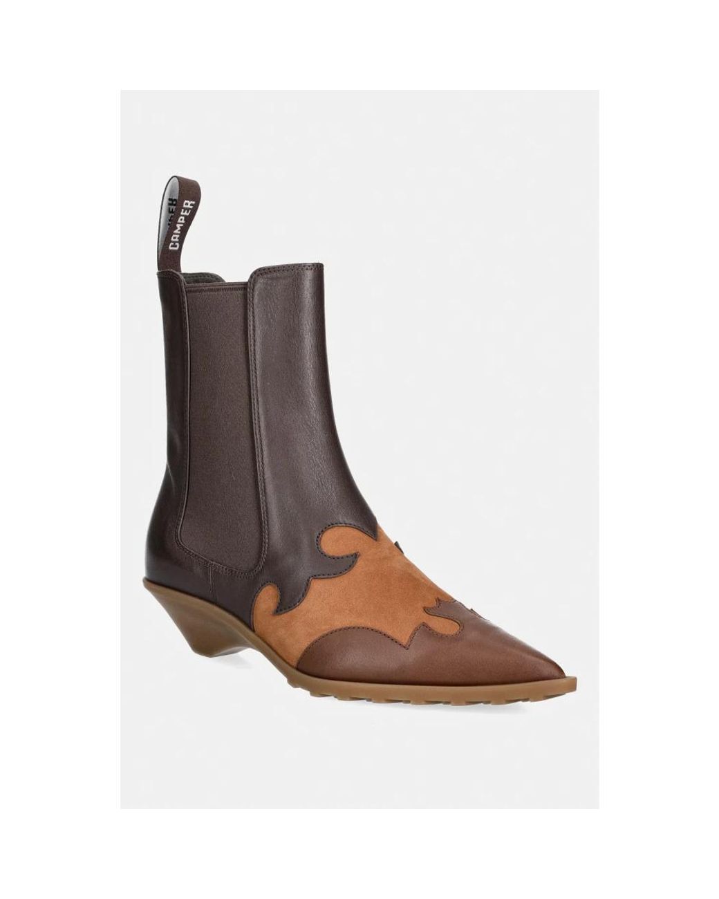Camper Brown Cowboy & Biker Boots