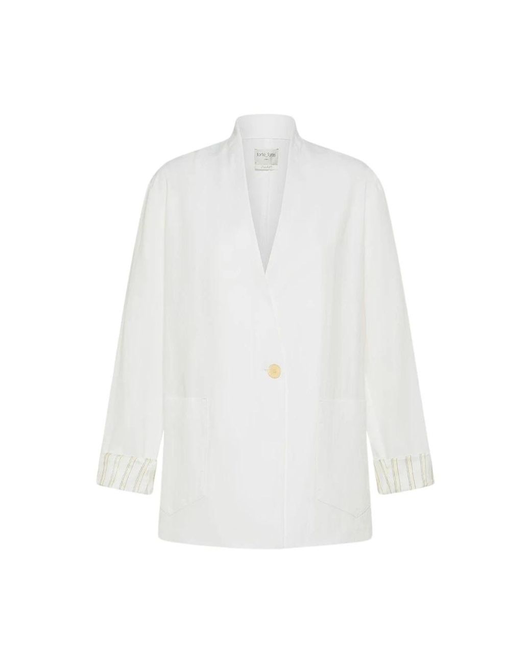 Forte_forte Jassen ,Wit ,Blazers in het White