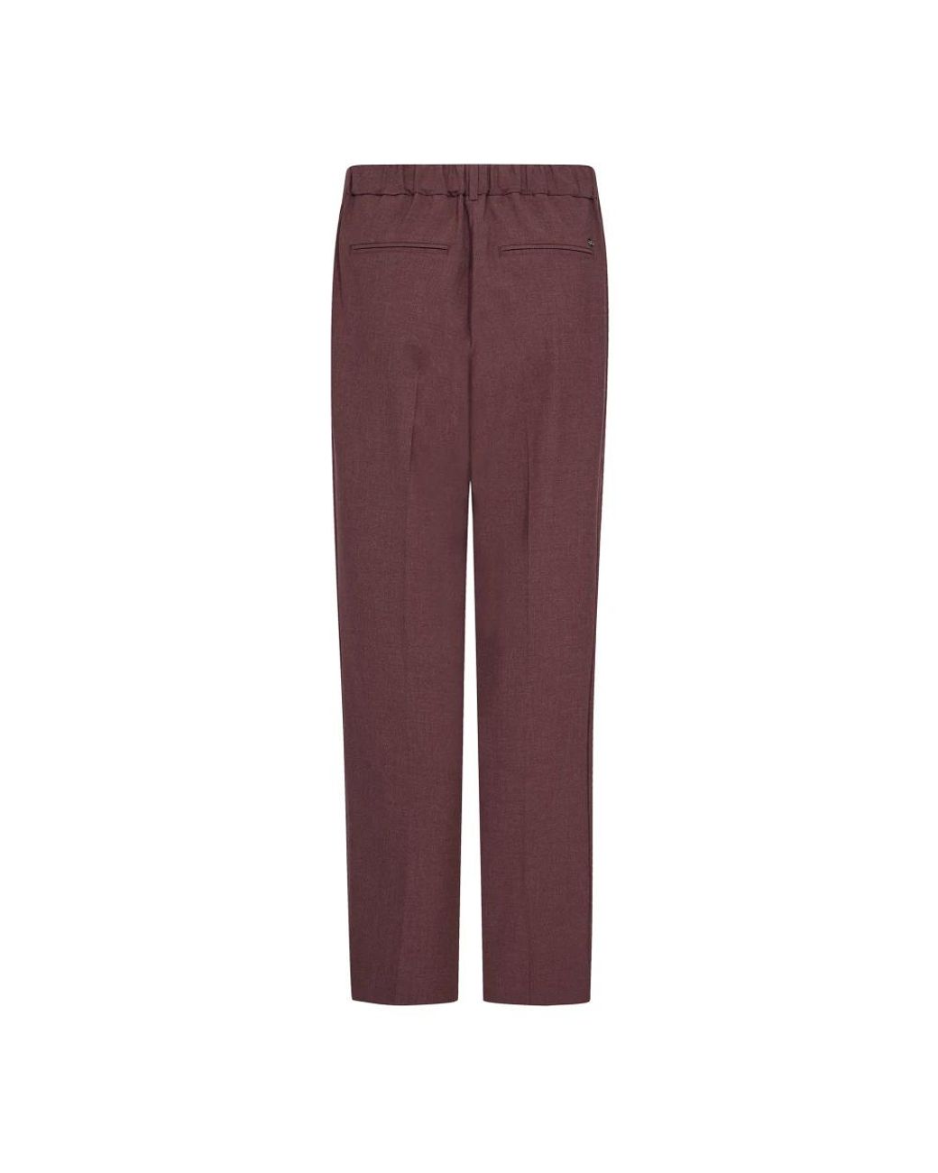 Mos Mosh Purple Straight Trousers