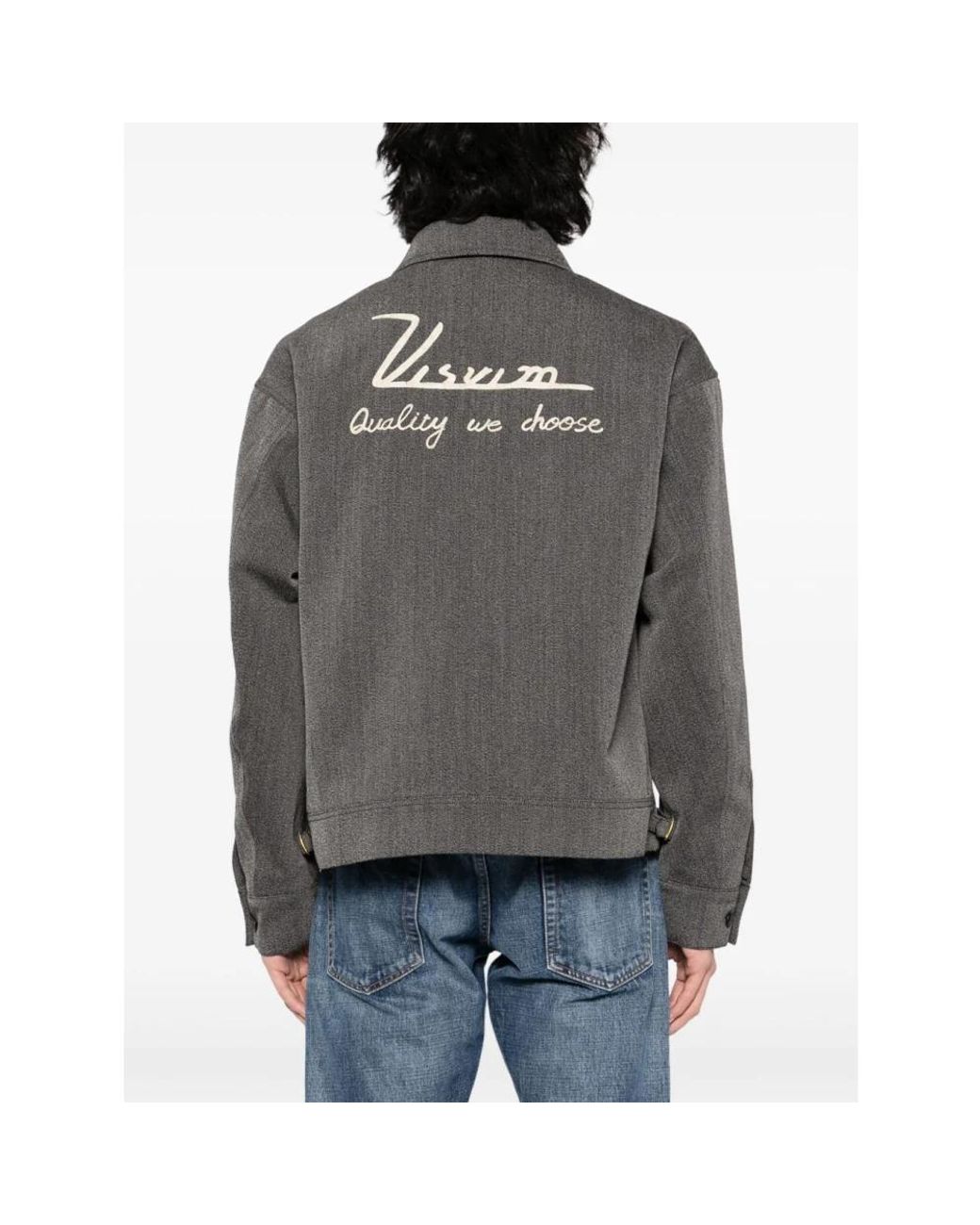 Visvim Gray Light Jackets for men
