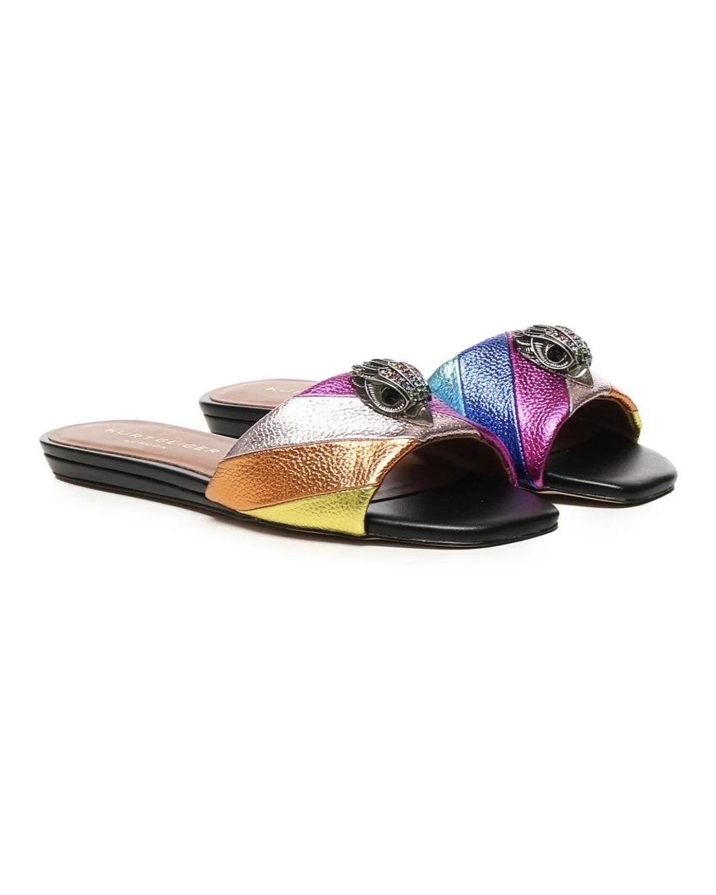 Kurt Geiger White Sliders