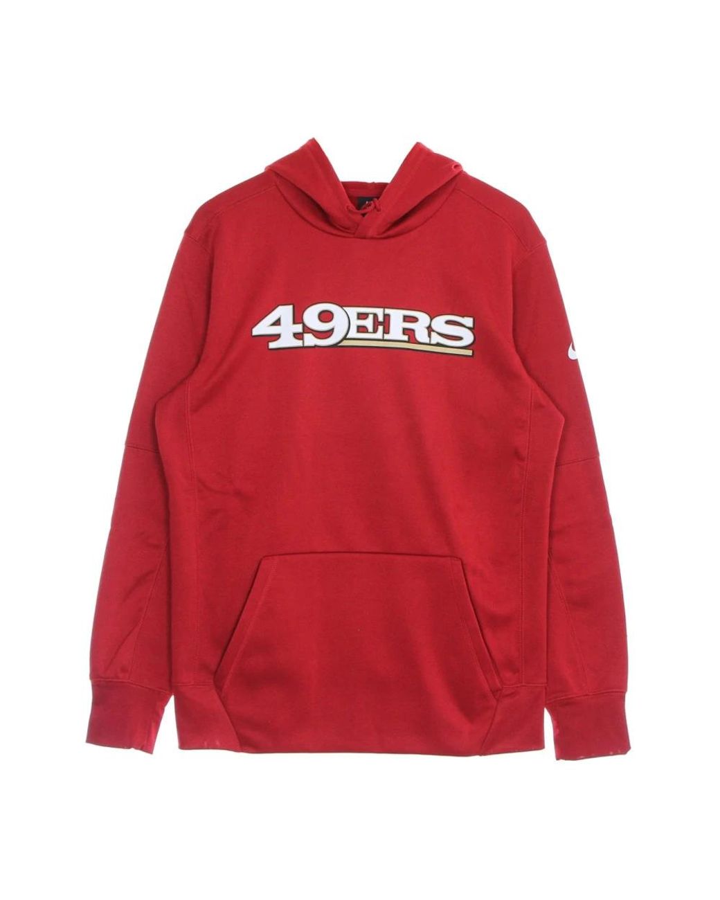Nike Fitness ,Rood ,Katoen Nfl Wordmark Pullover Hoodie in het Red voor heren